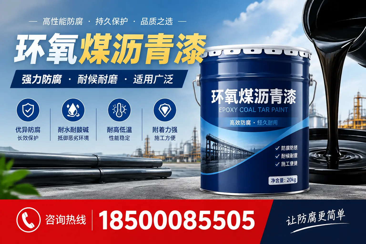 环氧煤沥青漆在不同气候条件下的表现分析，硚口适用性
